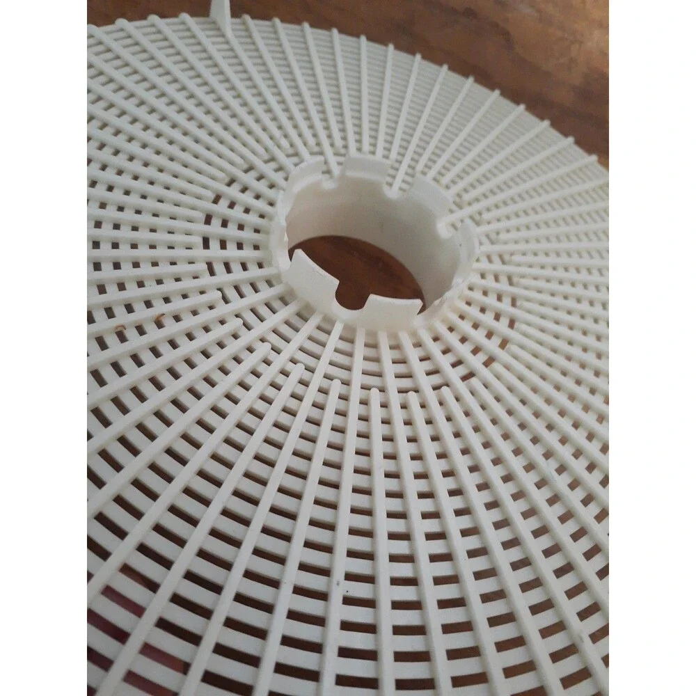 Food Dehydrator Trays Set Of Two White Plastic For Fruit Or Meat Dehydration